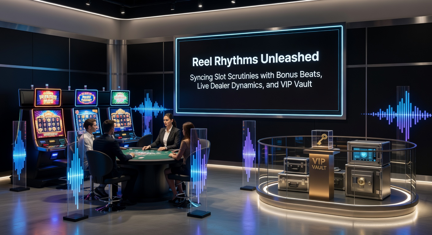 Dynamic handheld interface syncing bonus beats with live dealer actions and VIP vault previews