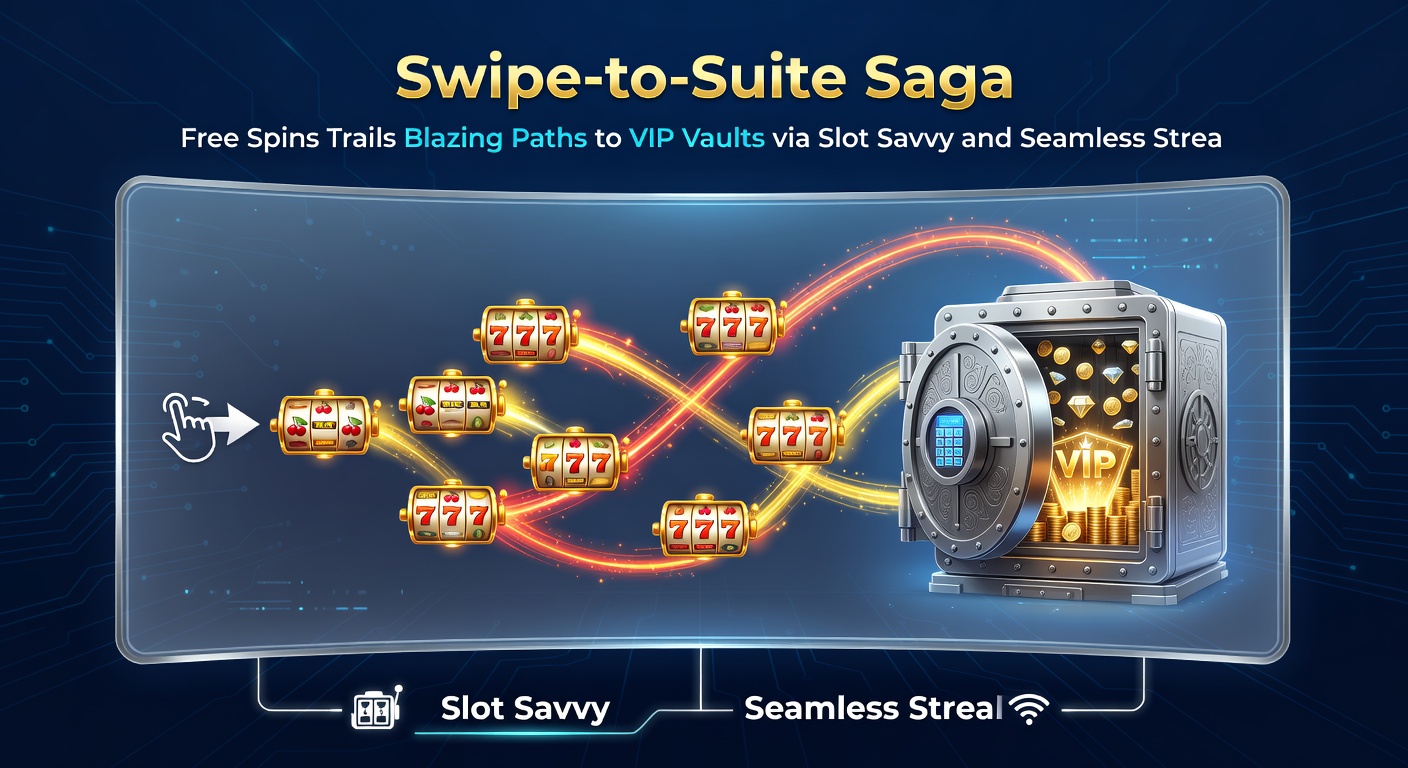 Dynamic graphic of seamless payment icons flowing into a VIP suite entrance, with slot reels and live streams converging