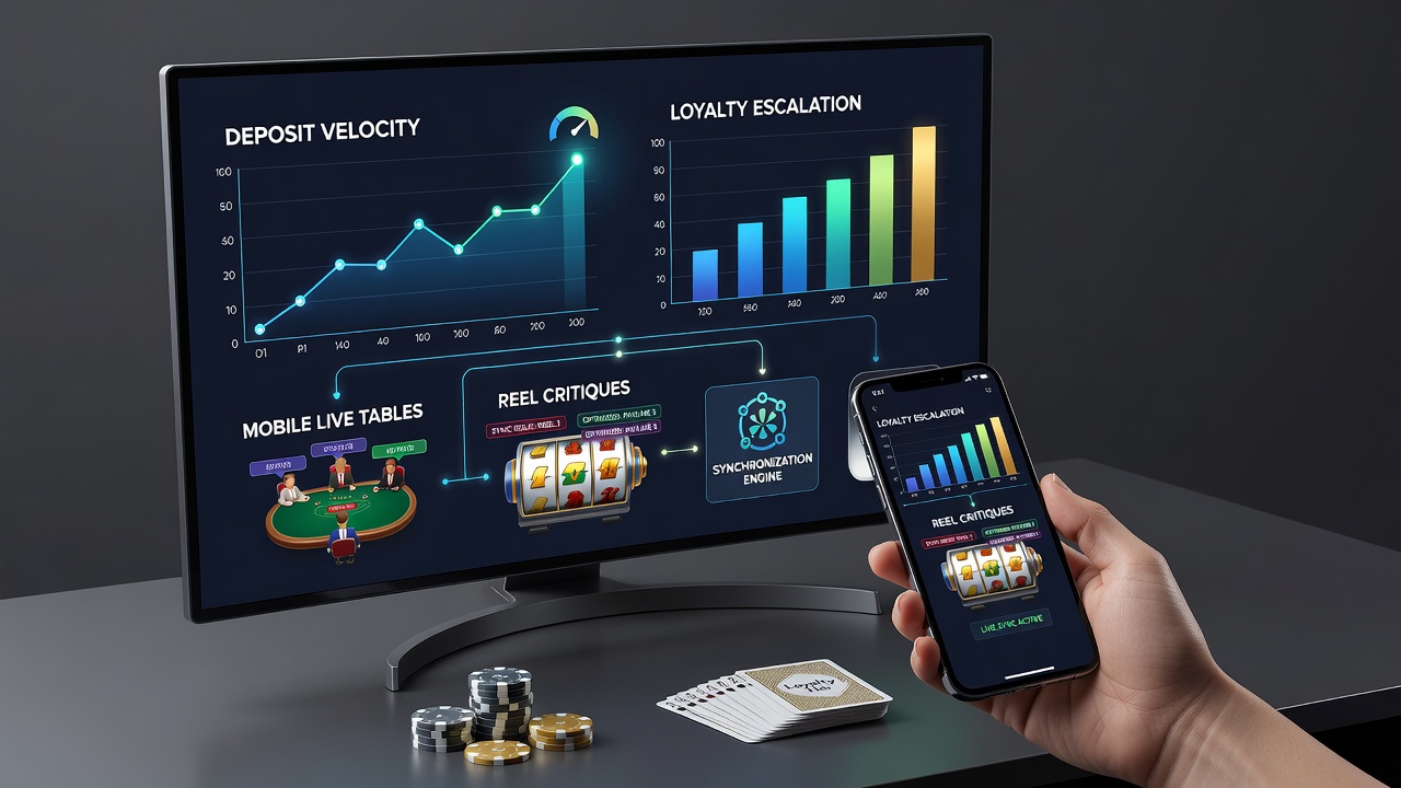 Mobile live table interface showing deposit options and loyalty tier indicators