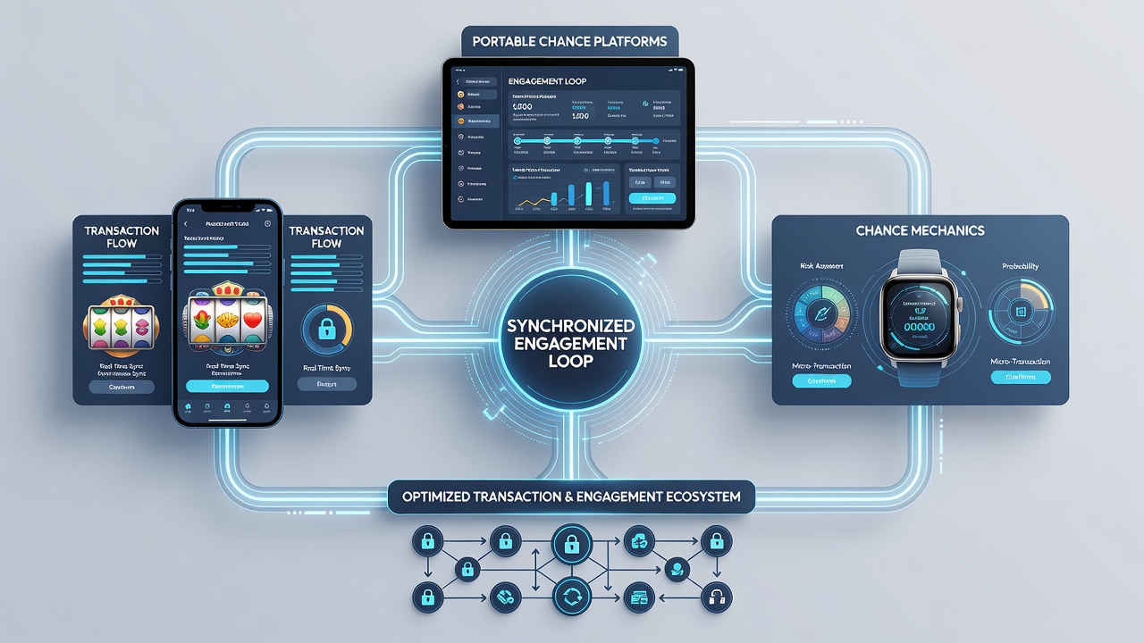 Diagram illustrating data flow between payment processors, engagement engines and mobile user interfaces